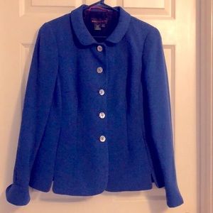 Nina Mclemore Royal Blue Two Piece Suit